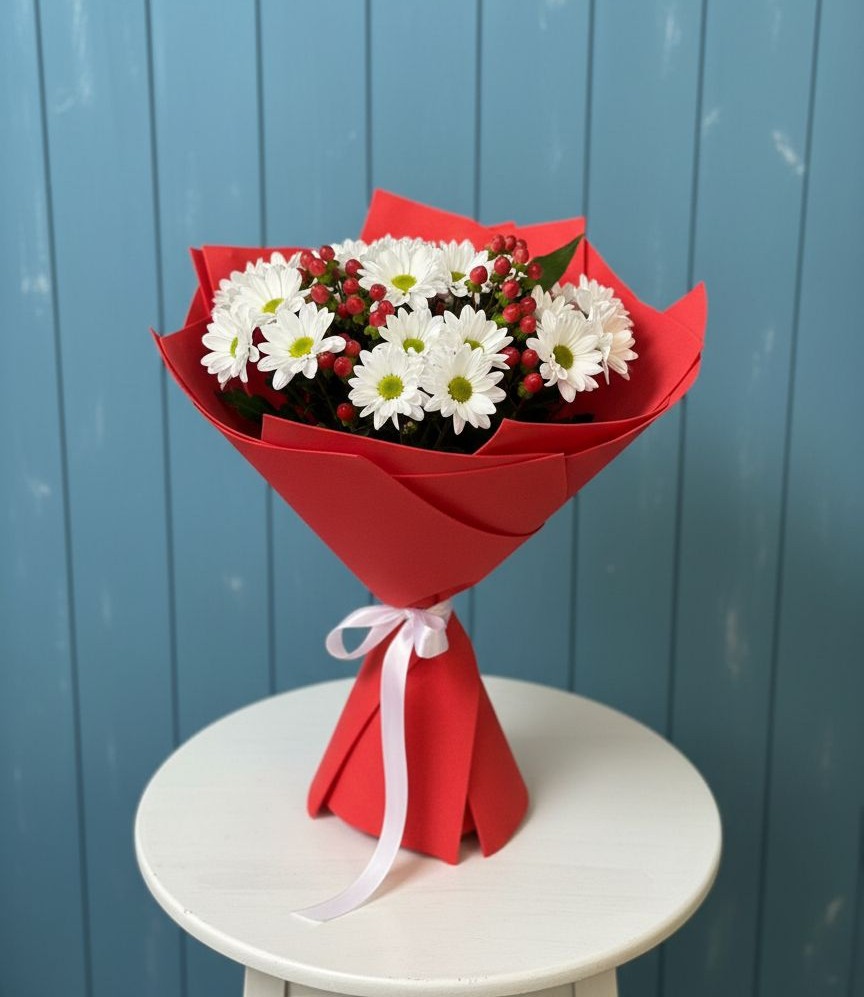 Букет цветов из: Хризантемы в Серафимовском