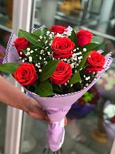 Букет цветов из:  Розы #REPLACE_PRED# Серафимовском