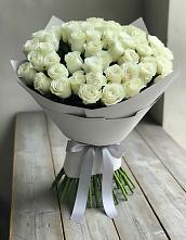 Букет 35 Белых роз в Серафимовском
