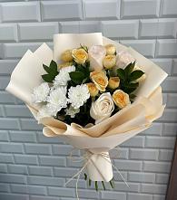 Букет цветов из:  Розы и Хризантемы в Серафимовском