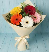 Букет цветов из:  Герберы в Серафимовском