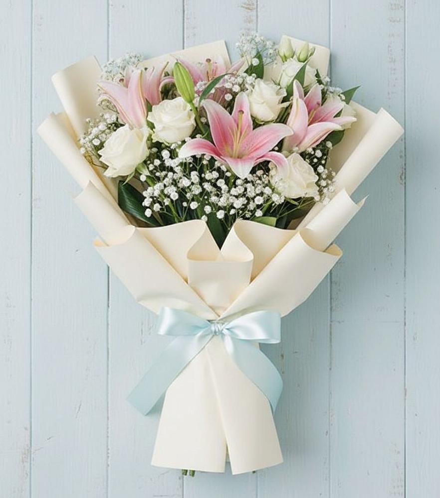 Букет цветов из: Лилии в Серафимовском