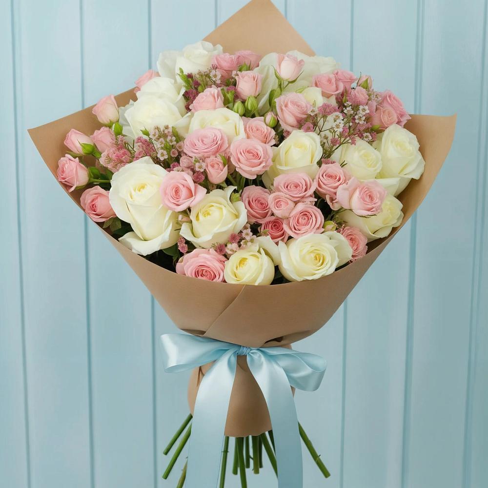 Букет цветов из: Розы в Серафимовском