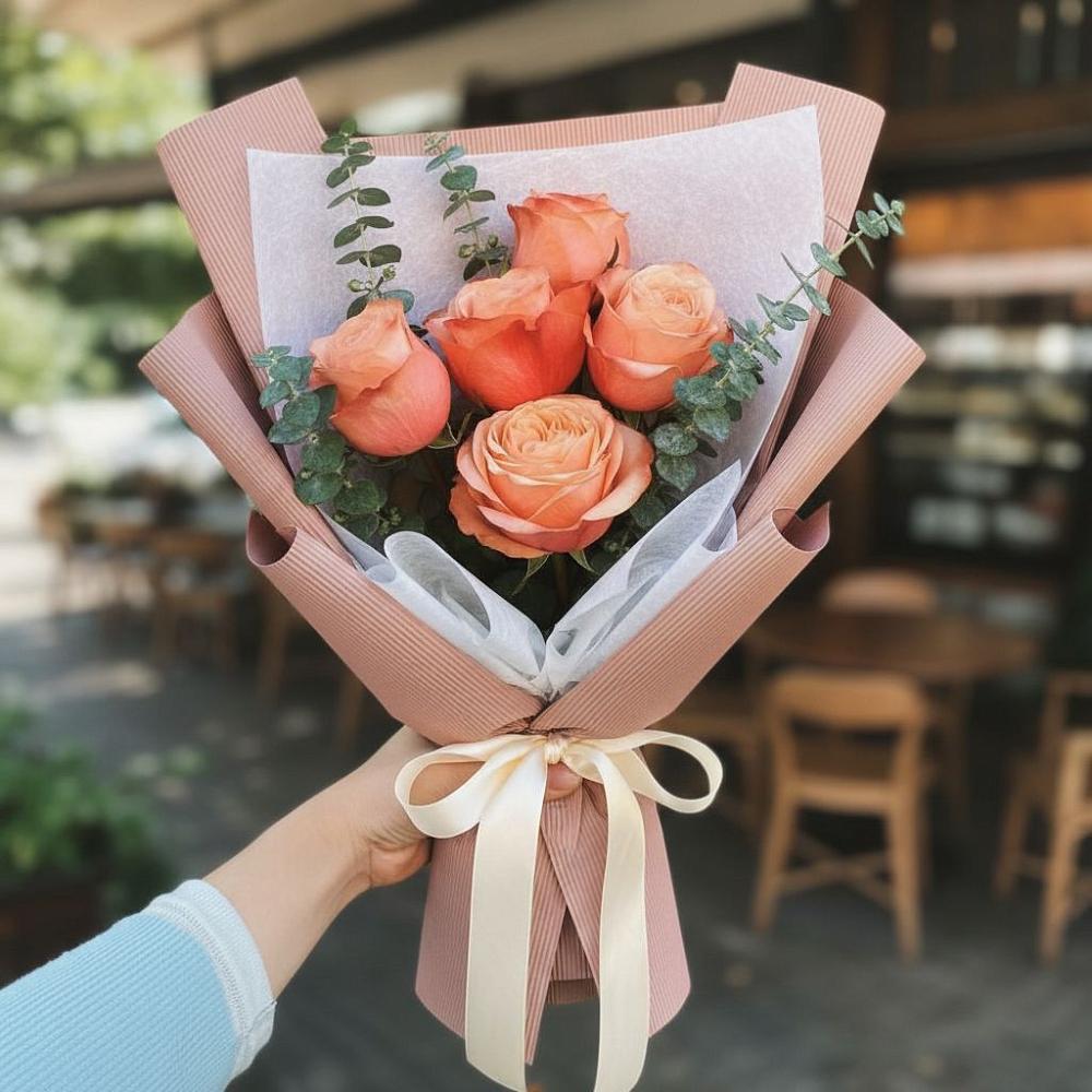 Букет цветов из: Розы в Серафимовском