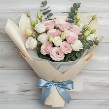 Букет цветов из:  Лизиантусы #REPLACE_PRED# Серафимовском