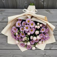 Букет цветов из:  Розы и Хризантемы #REPLACE_PRED# Серафимовском