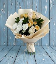 Букет цветов из:  Розы и Хризантемы в Серафимовском