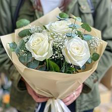 Букет Нежные грёзы в Серафимовском Букет цветов из: Розы в Серафимовском