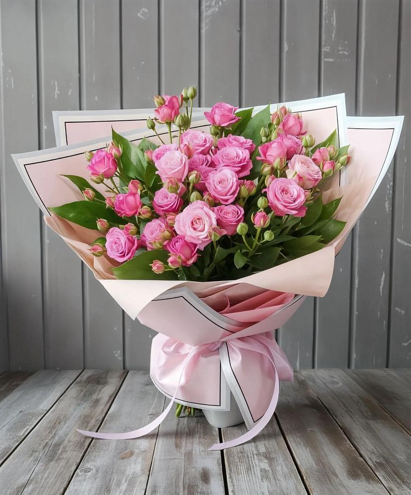 Букет Розовый кустик в Серафимовском