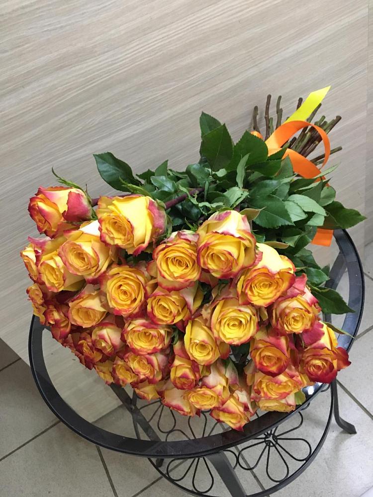 Букет Желтые розы в Серафимовском