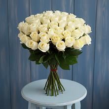 Букет 51 Белая роза Эдлесс Лав #REPLACE_PRED# Серафимовском