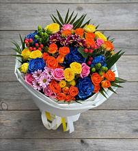 Букет цветов из:  Розы и Хризантемы в Серафимовском