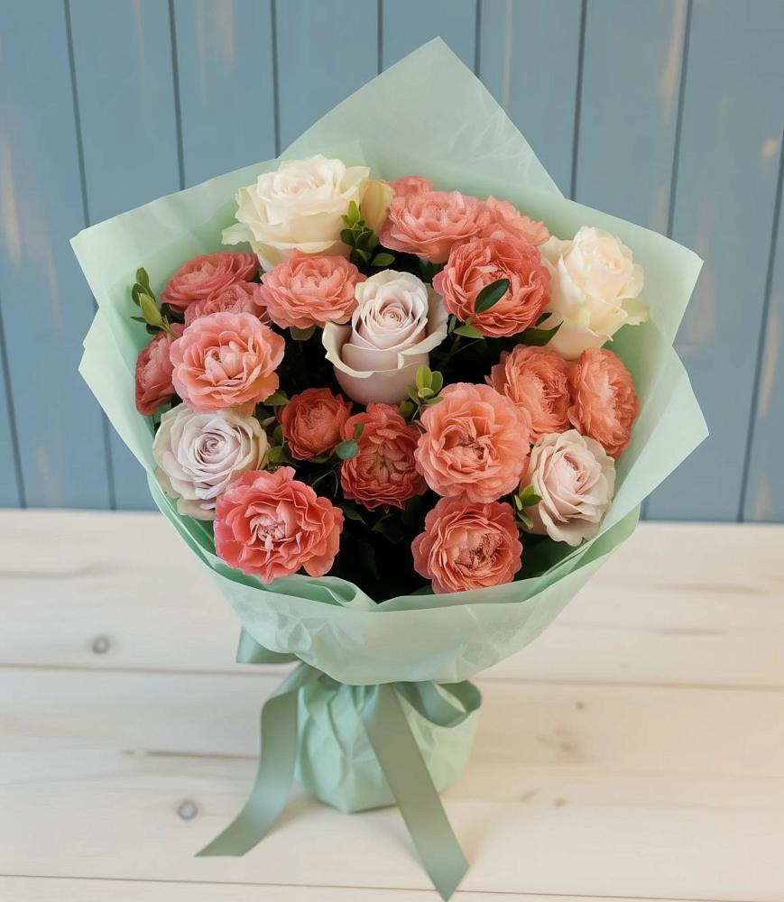 Букет цветов из: Розы в Серафимовском