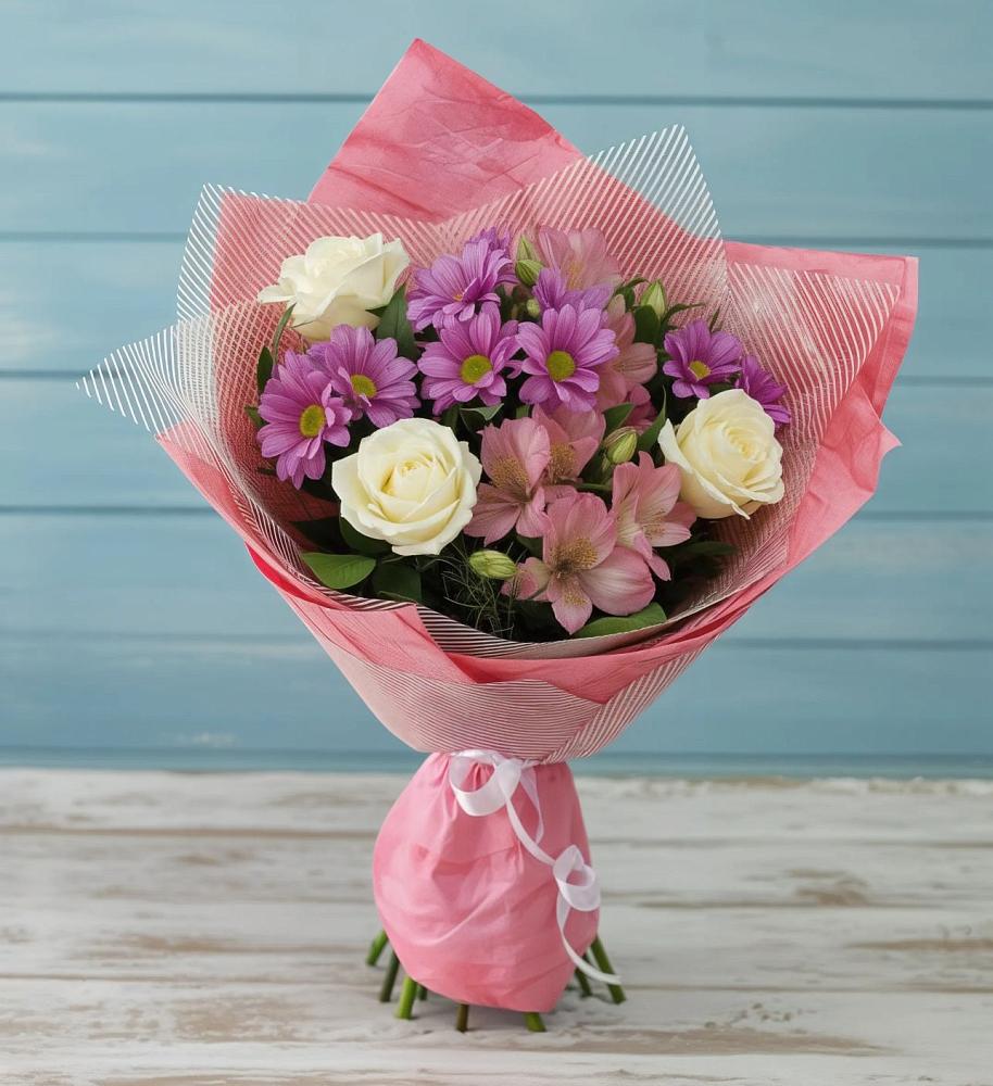 Букет цветов из: Герберы в Серафимовском