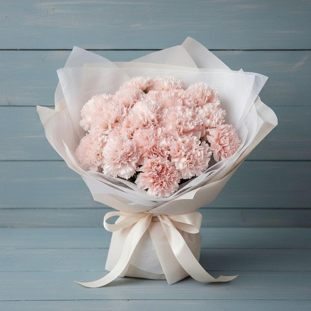 Букет цветов из: Гвоздики в Серафимовском