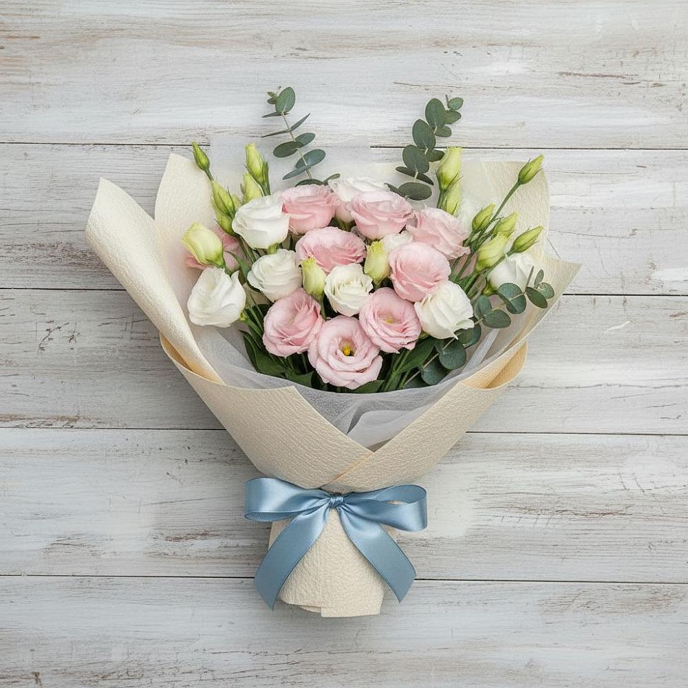 Букет цветов из: Лизиантусы в Серафимовском